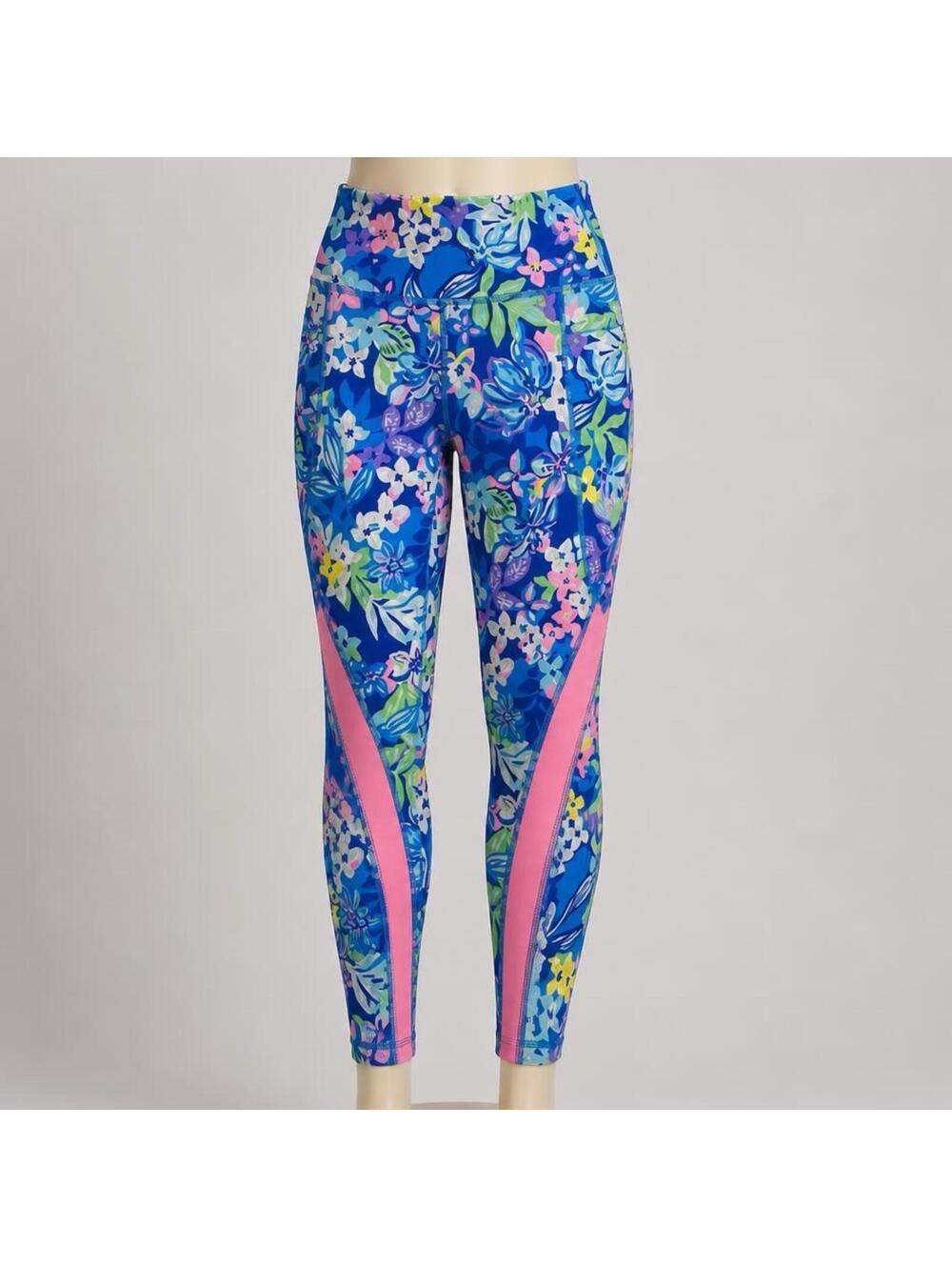 Lilly Pulitzer Luxletic Floral Leggings with Pockets Size S